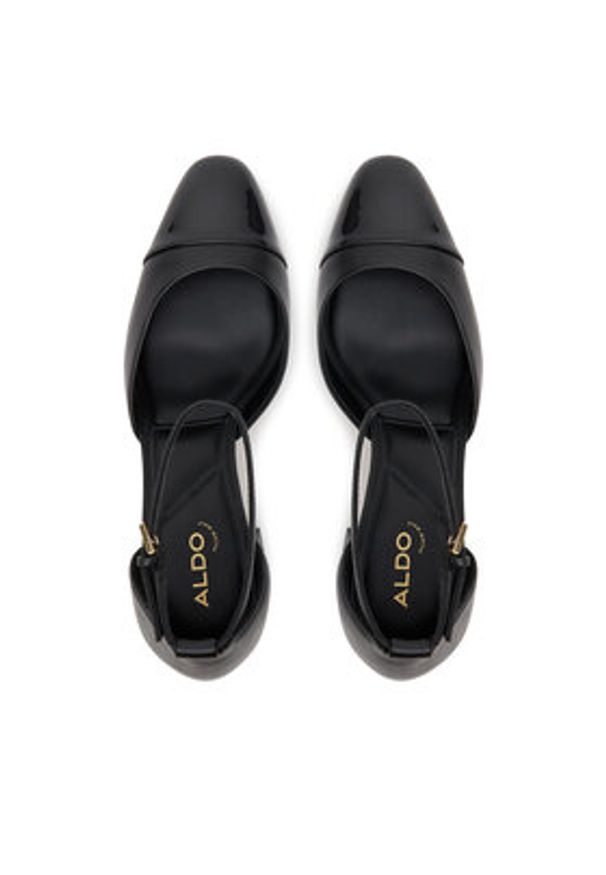 Aldo Czółenka Silvana 13620977 Czarny. Kolor: czarny. Materiał: skóra