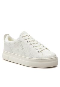 Guess Sneakersy Giaa13 FLGGI3 FAL12 Biały. Kolor: biały. Materiał: materiał #4