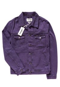 Wrangler - WRANGLER REGULAR JACKET PURPLE POP W443RJ202. Materiał: jeans