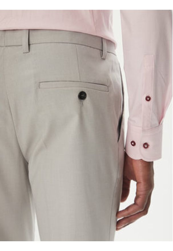 Lindbergh Garnitur 30-61040 Szary Slim Fit. Kolor: szary. Materiał: wiskoza, syntetyk