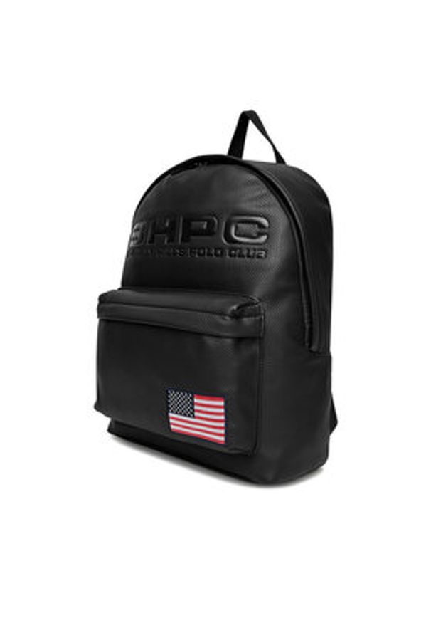 Beverly Hills Polo Club Plecak BHPC-H-001-08 Czarny. Kolor: czarny. Materiał: materiał
