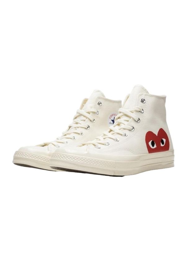 Buty do chodzenia dla dorosłych Converse Comme des Garçons Blanche Haute. Kolor: biały. Sport: turystyka piesza