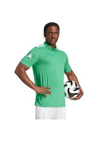 Adidas - Koszulka męska adidas Squadra 25 Polo. Typ kołnierza: polo. Kolor: biały, wielokolorowy, zielony. Styl: sportowy