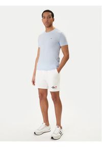 Tommy Jeans T-Shirt DM0DM20363 Błękitny Slim Fit. Kolor: niebieski. Materiał: bawełna #5