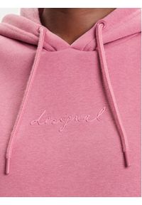 Desigual Bluza Basic 25WWSK13 Różowy Regular Fit. Kolor: różowy. Materiał: bawełna, syntetyk #5