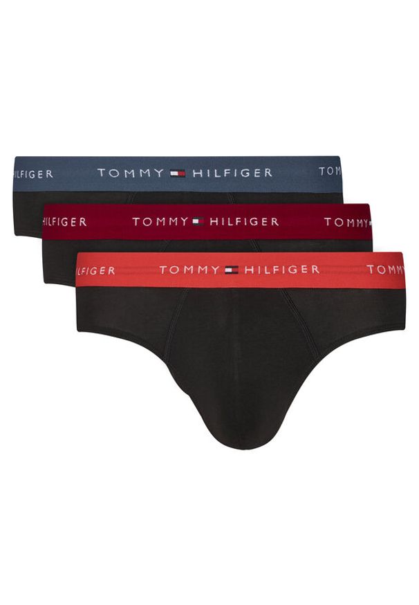 TOMMY HILFIGER - Tommy Hilfiger Komplet slipów UM0UM03876 Czarny. Kolor: czarny. Materiał: bawełna