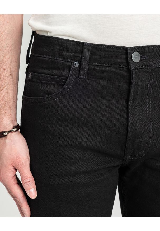 Lee - MĘSKIE SPODNIE LEE RIDER BLACK RINSE 112117653