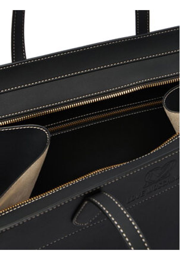 Love Moschino - LOVE MOSCHINO Torebka JC4271PP0OKI0000 Czarny. Kolor: czarny. Materiał: skórzane