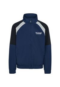 Dziecięca bluza dresowa zapinana na zamek Hummel Loose. Kolor: niebieski. Materiał: dresówka #1