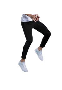 GAMEGEAR - Spodnie Dresowe Slim Fit Dla Dorosłych Unisex. Kolor: czarny. Materiał: dresówka