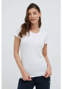 Emporio Armani Underwear t-shirt lounge kolor biały. Okazja: na co dzień. Kolor: biały. Materiał: materiał, dzianina. Styl: casual #1