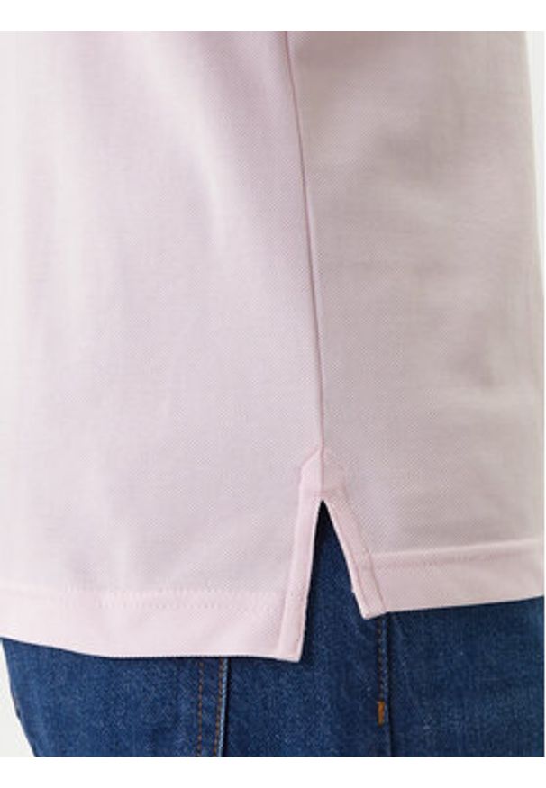 TOMMY HILFIGER - Tommy Hilfiger Polo 1985 MW0MW17770 Różowy Regular Fit. Typ kołnierza: polo. Kolor: różowy. Materiał: bawełna