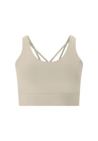 Biustonosz dla kobiet Athlecia Gaby V2. Kolor: szary. Sport: fitness #1