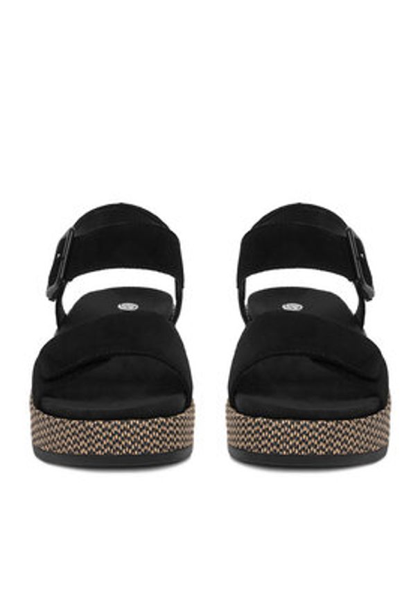 Remonte Sandały CEO-D1N54-01 Czarny. Kolor: czarny. Materiał: skóra, zamsz