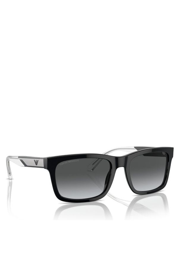 Emporio Armani Okulary przeciwsłoneczne 0EA4224 5017T3 Czarny. Kolor: czarny