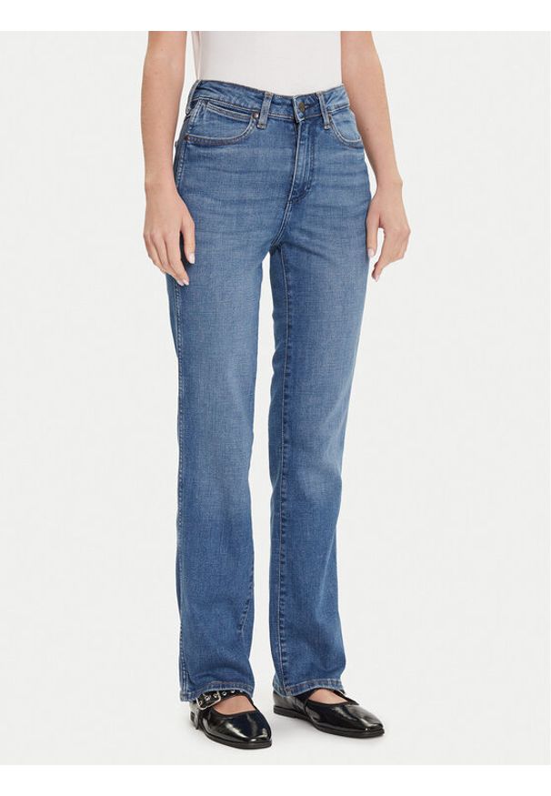 Wrangler Jeansy Cowboy 112371166 Niebieski Straight Fit. Kolor: niebieski