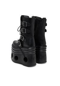 NEW ROCK Botki M-373-C446 Czarny. Kolor: czarny. Materiał: skóra. Styl: rockowy #6