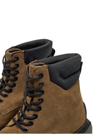 Hugo Trapery Fabyan 50528995 Brązowy. Kolor: brązowy. Materiał: skóra, zamsz #3