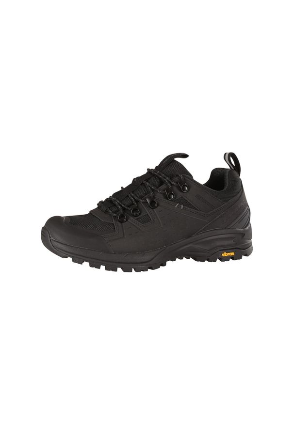 ALPINE PRO - Buty trekkingowe niskie unisex Alpine Pro Omere Vibram. Wysokość cholewki: przed kostkę. Kolor: czarny. Szerokość cholewki: normalna. Styl: sportowy. Sport: turystyka piesza