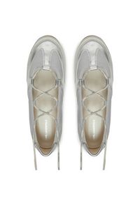 Karl Lagerfeld - KARL LAGERFELD Baleriny Altia KL66111 Srebrny. Kolor: srebrny. Materiał: skóra #6