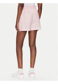 Tommy Jeans Szorty materiałowe DW0DW20360 Różowy Regular Fit. Kolor: różowy. Materiał: bawełna #4