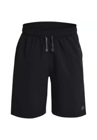 Spodenki krótkie chłopięce Under Armour Woven Shorts. Kolor: czarny. Długość: krótkie #1