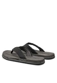 skechers - Skechers Japonki Tantric-Fritz 205098/BLK Czarny. Kolor: czarny. Materiał: materiał #2