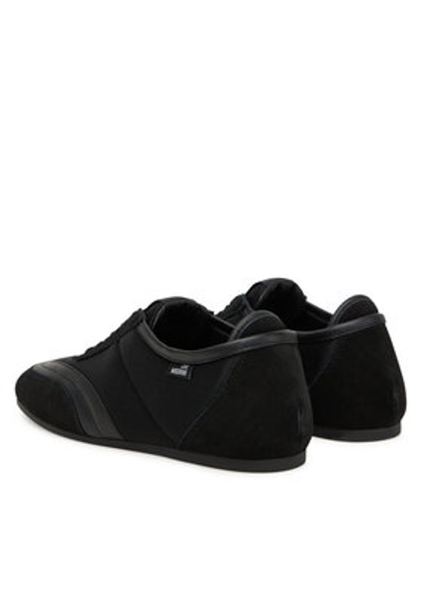 Love Moschino - LOVE MOSCHINO Sneakersy JA10201G1NIMA00A41 Czarny. Kolor: czarny. Materiał: materiał