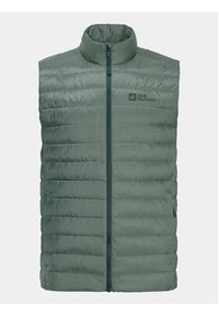 Jack Wolfskin Bezrękawnik Pilvi 1207711 Zielony Regular Fit. Kolor: zielony. Materiał: syntetyk. Długość rękawa: bez rękawów