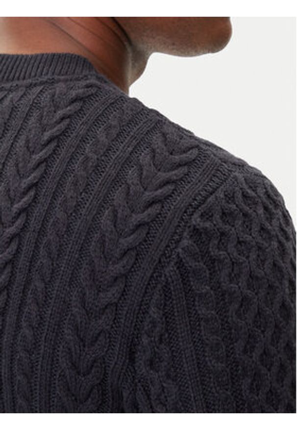 Jack & Jones Sweter Blusean 12283486 Granatowy Regular Fit. Kolor: niebieski. Materiał: syntetyk