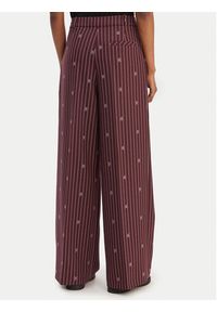 Hugo - HUGO Spodnie materiałowe Haviri 50554419 Bordowy Relaxed Fit. Kolor: czerwony. Materiał: syntetyk, wiskoza #2