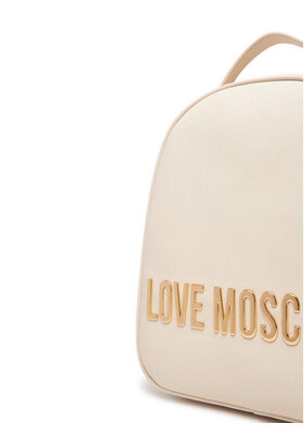 Love Moschino - LOVE MOSCHINO Plecak JC4197PP1NKD0110 Beżowy. Kolor: beżowy. Materiał: skóra