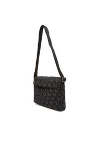 Calvin Klein Saszetka Slouched Monogram Mini Zip Fligh LV04G3175G Czarny. Kolor: czarny. Materiał: materiał