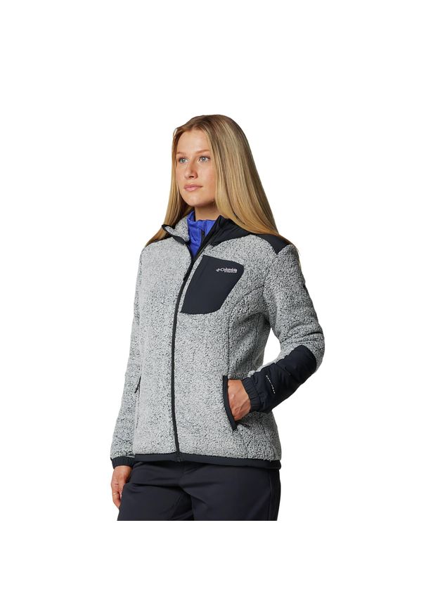 columbia - Bluza damska Columbia Arctic Crest Sherpa. Kolor: szary. Styl: sportowy. Sport: turystyka piesza