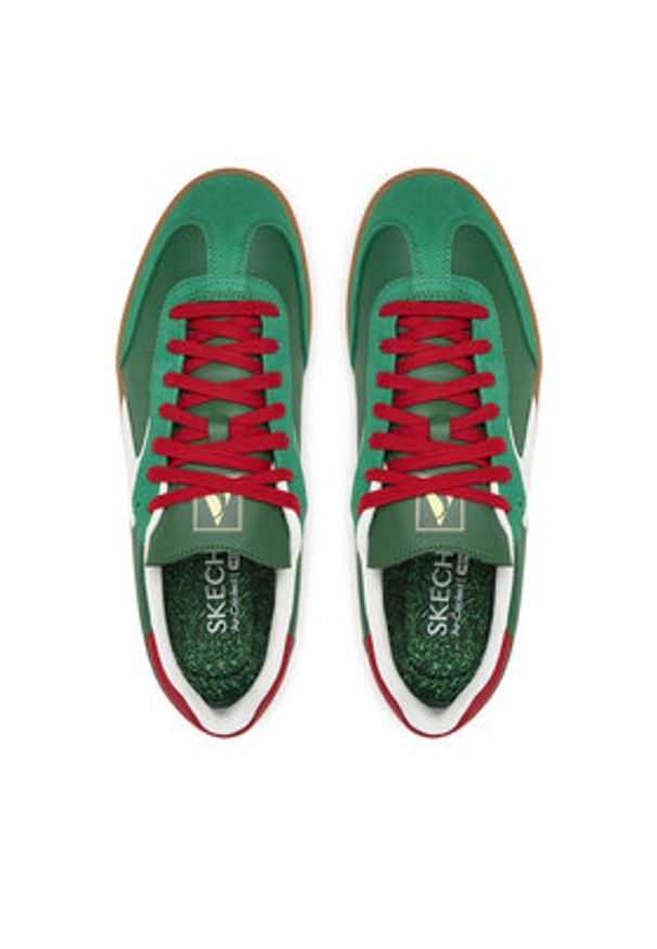 skechers - Skechers Sneakersy Hotshot - Roaver 254152/GMLT Szary. Kolor: szary. Materiał: skóra