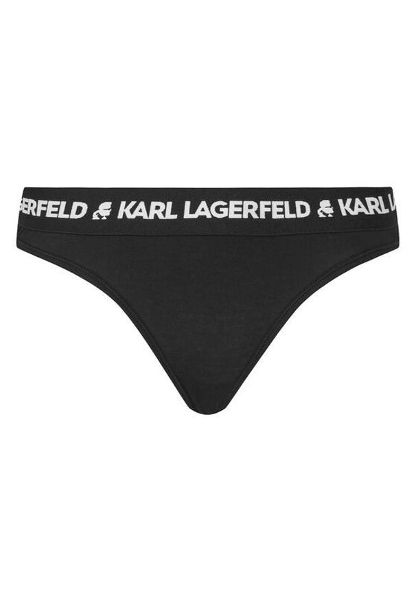 Karl Lagerfeld - KARL LAGERFELD Figi klasyczne A1W47009 Czarny. Kolor: czarny. Materiał: lyocell