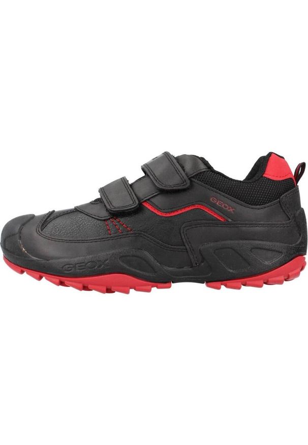 Buty juniorskie Geox New Savage. Kolor: czerwony, wielokolorowy, czarny. Sport: turystyka piesza