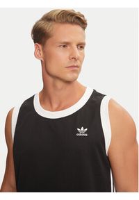 Adidas - adidas Tank top adicolor IZ1830 Czarny Oversize. Kolor: czarny. Materiał: syntetyk #4