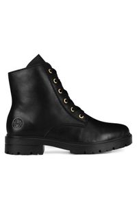 Rieker Botki Z2841-00 Czarny. Kolor: czarny. Materiał: skóra