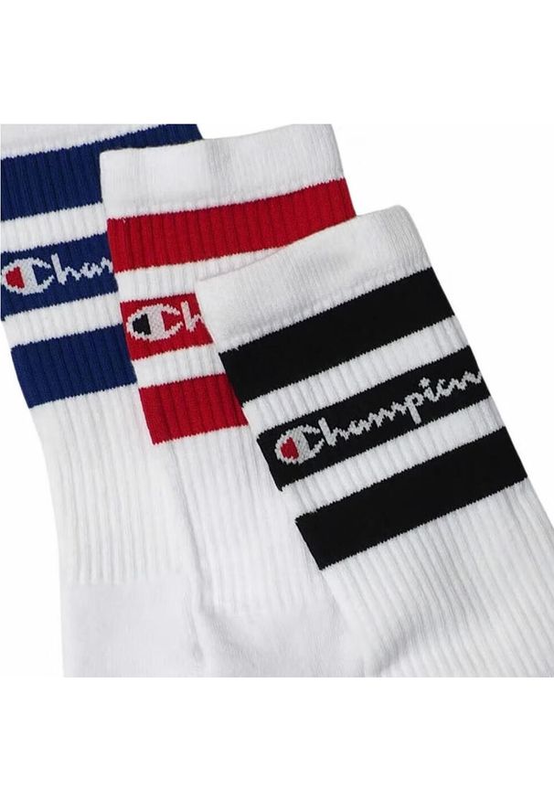Champion - Skarpety Unisex Dla Dorosłych Crew (3 Sztuki). Kolor: biały