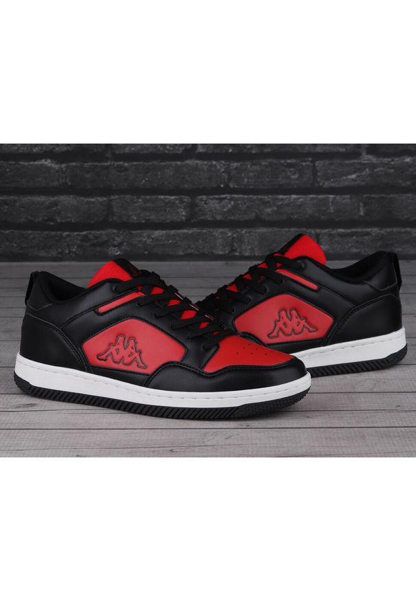 Buty męskie sportowe do chodzenia Kappa ALID LOW. Okazja: na co dzień. Kolor: czerwony, czarny, wielokolorowy. Materiał: skóra, materiał, tkanina, guma, syntetyk. Sport: turystyka piesza