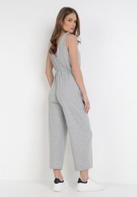 Born2be - Szary Kombinezon Phimeine. Kolor: szary. Długość rękawa: na ramiączkach #3