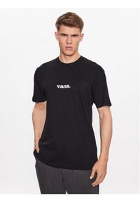 Vans T-Shirt Lower Corecase Ss Tee VN0008TK Czarny Classic Fit. Kolor: czarny. Materiał: bawełna