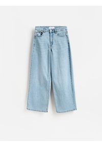 Reserved - Jeansy wide leg comfort - niebieski. Kolor: niebieski #1
