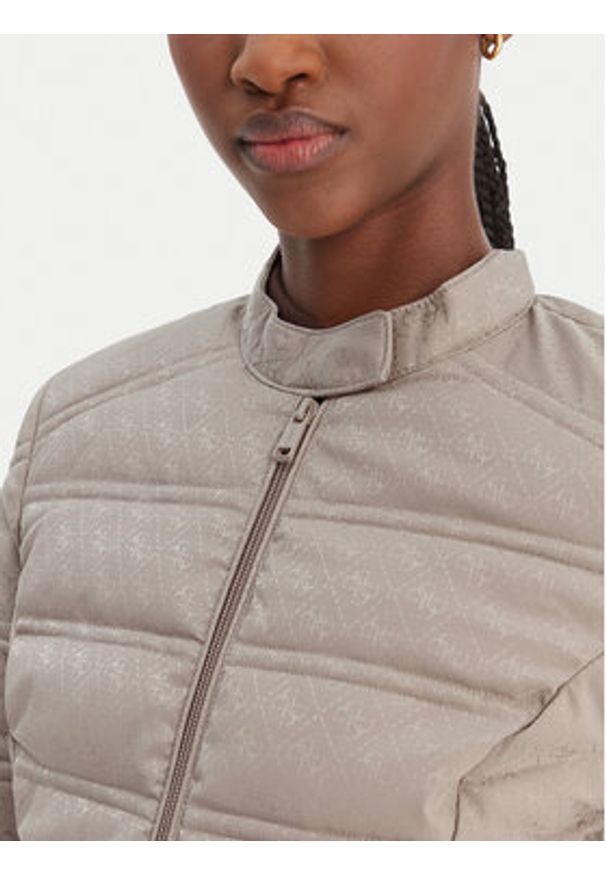 Guess Kurtka przejściowa 180536 Beżowy Classic Fit. Kolor: beżowy. Materiał: syntetyk