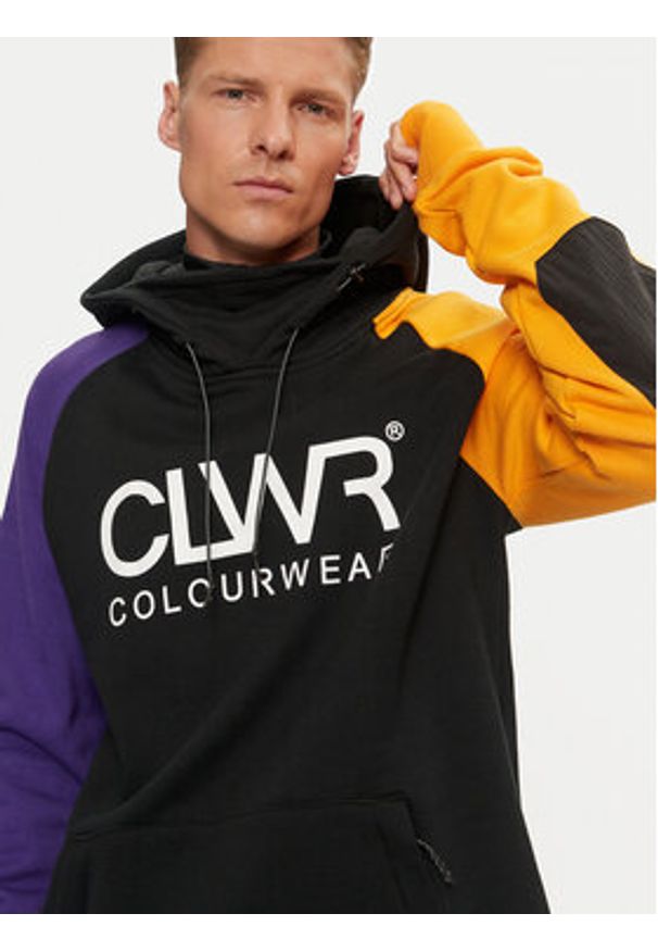 Colourwear Bluza Bowl 7010303 Czarny Regular Fit. Kolor: czarny. Materiał: bawełna