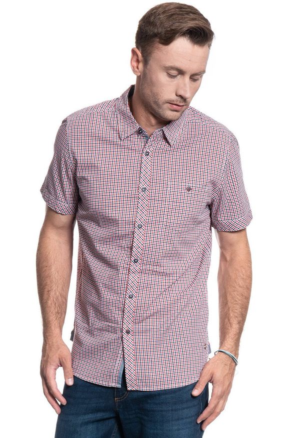 Mustang - MĘSKA KOSZULA MATERIAŁOWA MUSTANG COLLIN CHECK SHIRT 1009557 11735. Materiał: materiał