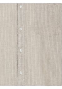 Blend Koszula 20716373 Beżowy Regular Fit. Kolor: beżowy. Materiał: len