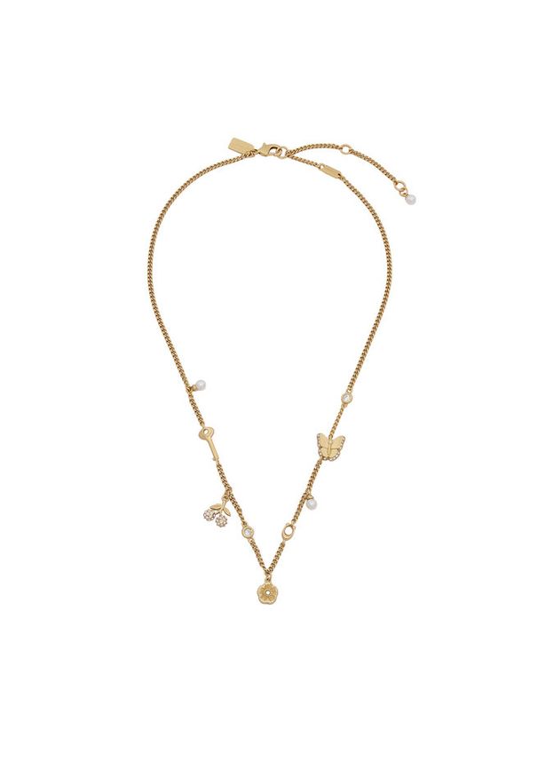 Naszyjnik Coach. Materiał: złote. Kolor: złoty