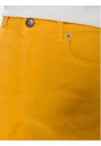 Sisley Szorty jeansowe 4QVSL9014 Żółty Regular Fit. Kolor: żółty. Materiał: bawełna